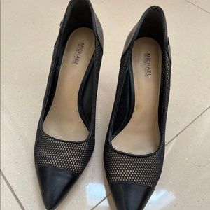 Michael Kors Leilah Pump 8.5 black mesh